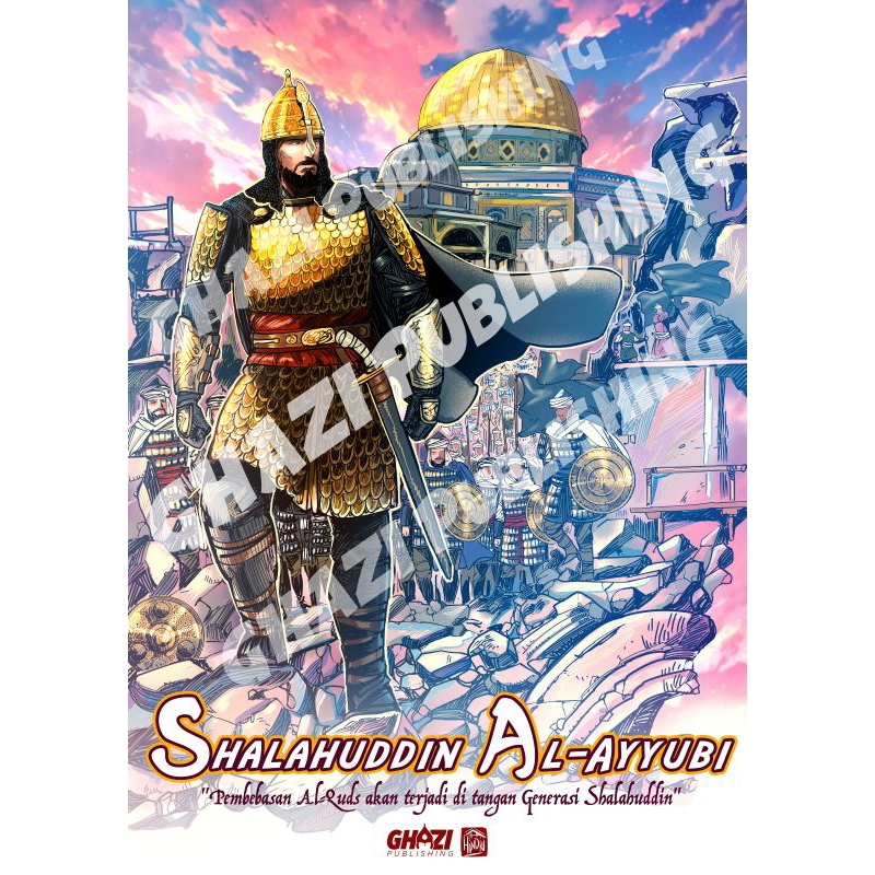 

Poster Shalahuddin Al-Ayyubi, Pembebas Palestina - Karya Komikus Handri Satria Handjaya