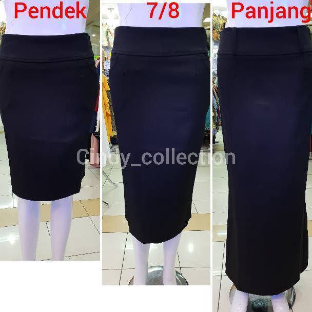 Menarik ROK SPAN KERJA BAHAN FORMAL KANTOR ROK SPAN PENDEK ROK SPAN PANJANG ROK SPAN HITAM ROK FORMA