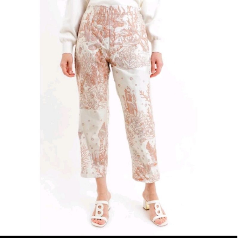 Benang Jarum x Mmehuillet El Mar Minorca Jacquard Pants