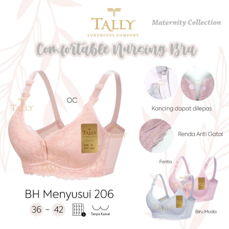 KODE B16K OdiF Shop  Luxury Lace Maternity Bra Menyusui Tally 26 Nursing Bra Brokat