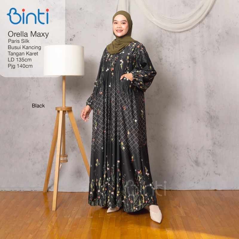 cizzy maxy gamis wanita jumbo bahan maxmara ori by binti