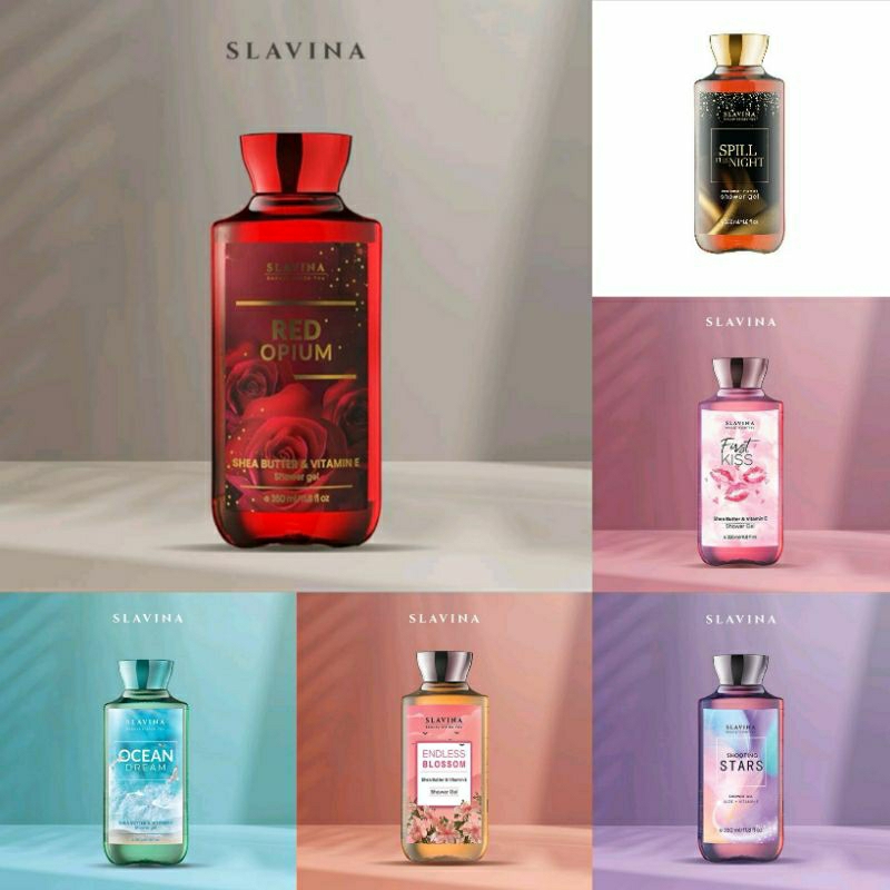 [SLAVINA] SHOWER GEL SLAVINA/ BODY SHOWER SLAVINA/ SABUN BADAN/ NAGITA SLAVINA