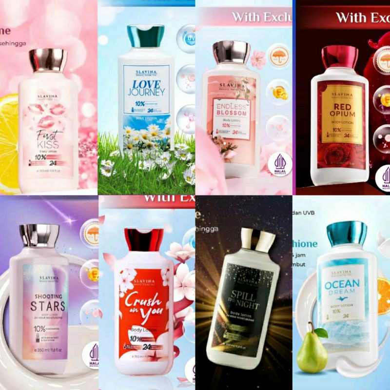 [SLAVINA] BODY LOTION SLAVINA/ HANDBODY SLAVINA/ NAGITA SLAVINA
