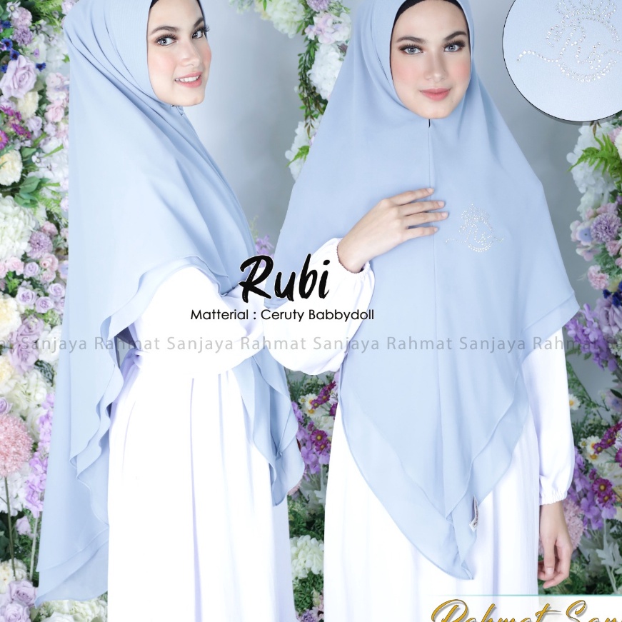 Spesial TERBARUKHIMAR 2 LAYAR JUMBO MODEL MUTIARA SAWAROSKY RAHMAT SANJAYA KHIMAR 2 LAYAR JUMBO BAHA
