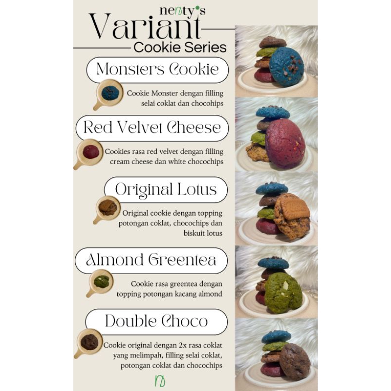 

[Nentys.co] READY STOCK Soft Cookies HALAL