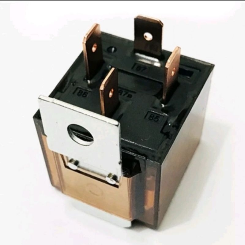 Relay Klakson 12 Volt 4 Kaki 80 Ampere