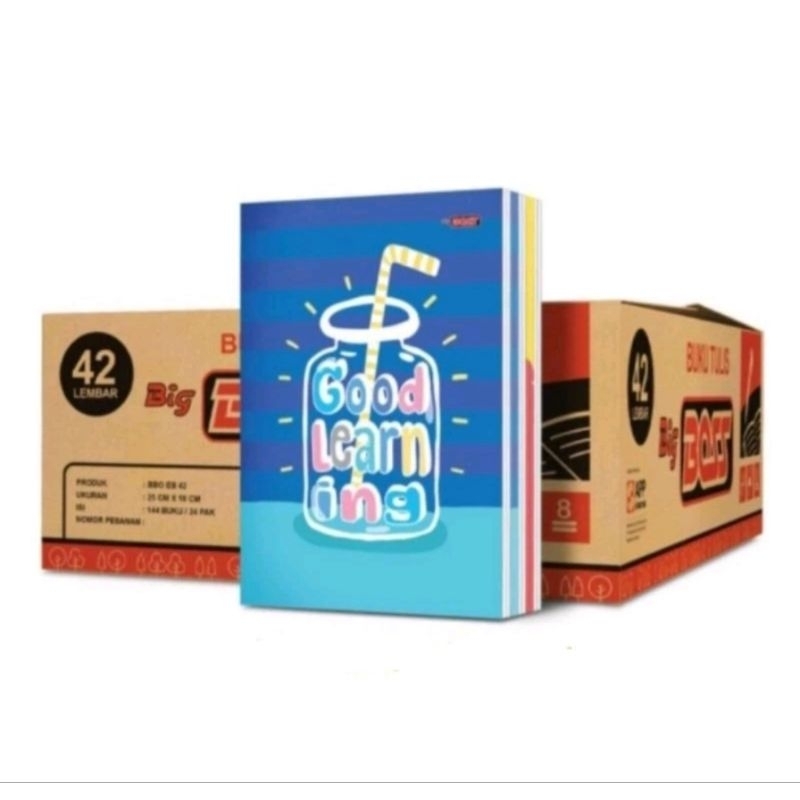 

BUKU TULIS BIG BOSS 42 LEMBAR ISI 6 BUKU / PACK