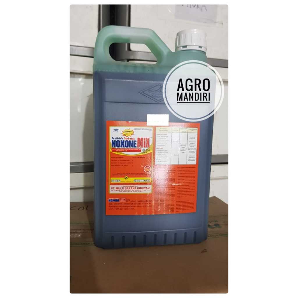 Noxone Mix 255SL 5 liter Herbisida Racun Kontak dan Sistemik Mati Cepat
