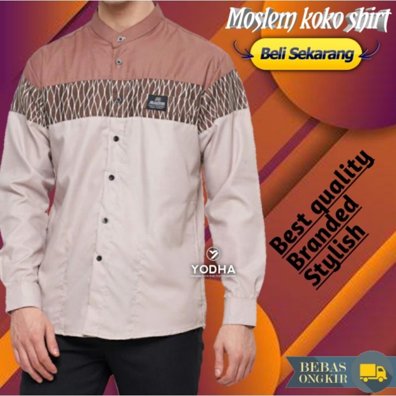 BAJU KOKO SANDIKO TERLARIS SERAGAM HADROH AZZAHIR HILWA KEMEJA KOKO PANJANG TERBARU SANTRI TAQWA