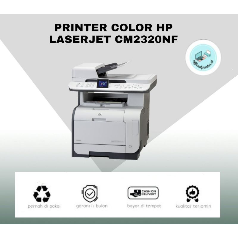 HP Laserjet CM2320 MFP Color Multifungsi F4 Adf