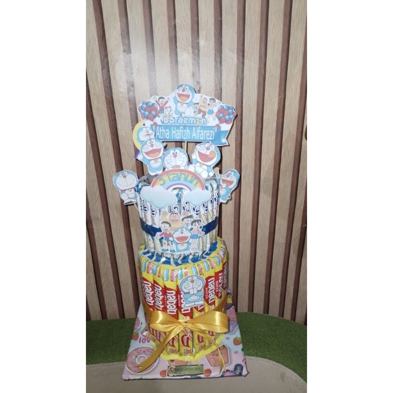 

Snack tower Doraemon 2 tingkat