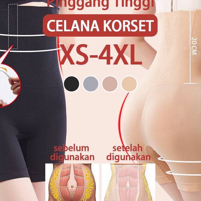 HJ6 Celana korset pelangsing perut Korset celana jumbo korset highwaist celana legging wanita 612