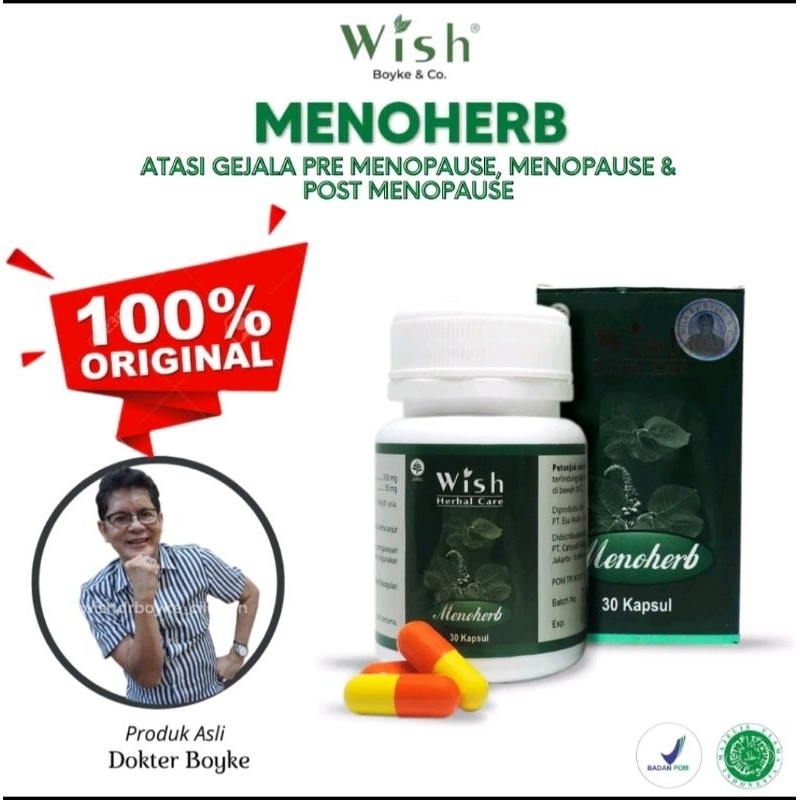 WISH MENOHERB HERBAL - MENOPAUSE - ORIGINAL DR BOYKE