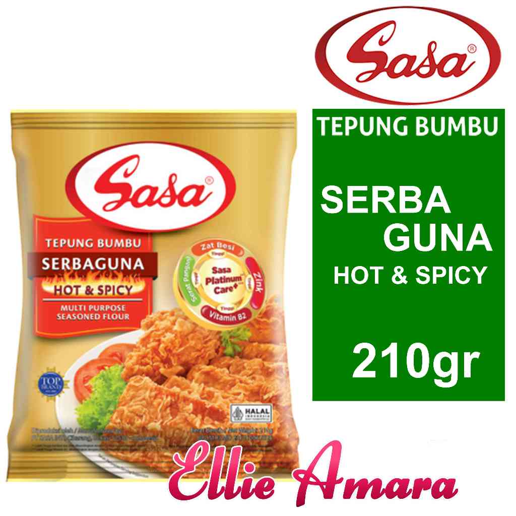 

SASA SERBAGUNA HOT SPICY 210gr TEPUNG BUMBU MASAK INSTAN SIAP PAKAI