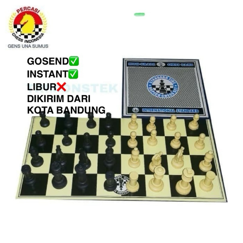 papan catur Rapico papan catur size XL 50x50 murah