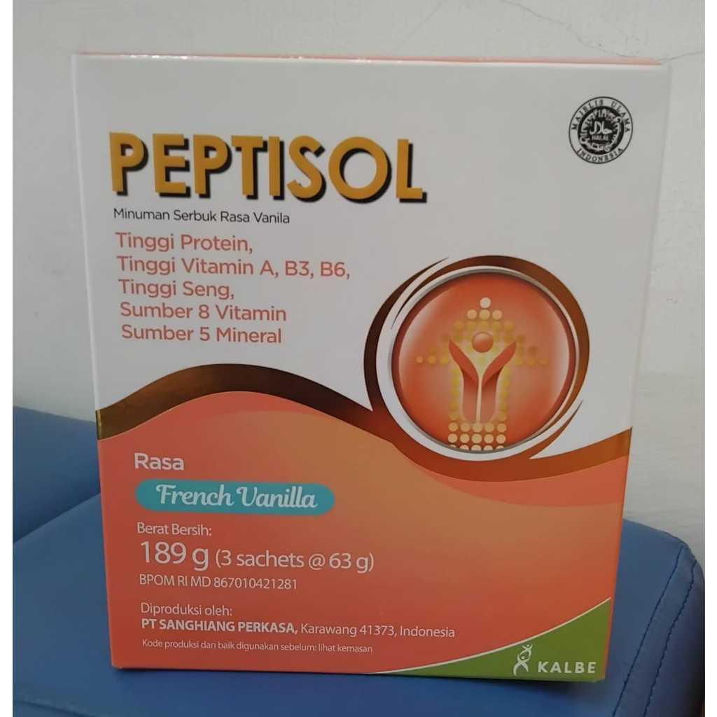 

Peptisol Vanila 189 gr (3 Sachet @63 gr)