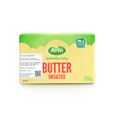 

Arla Butter Unsalted 200gr