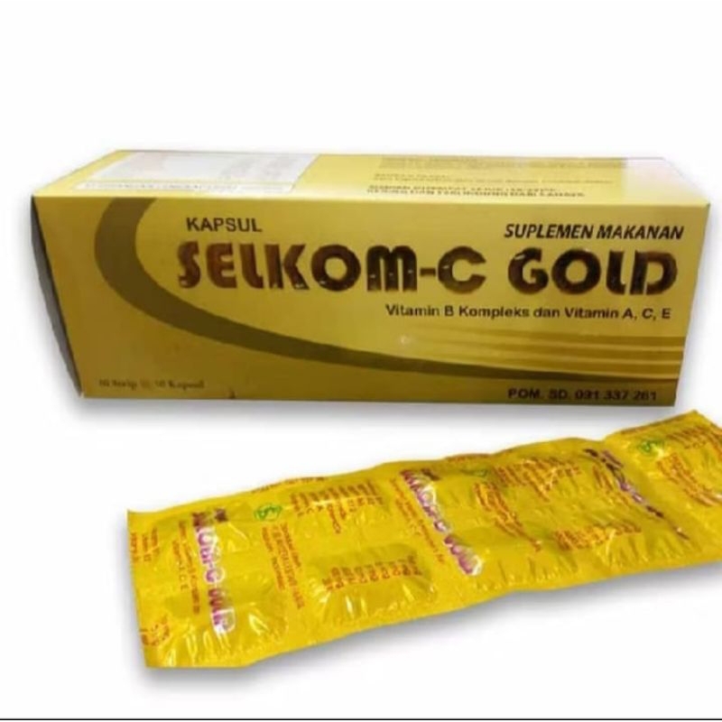 selkom c gold strip 10 kapsul