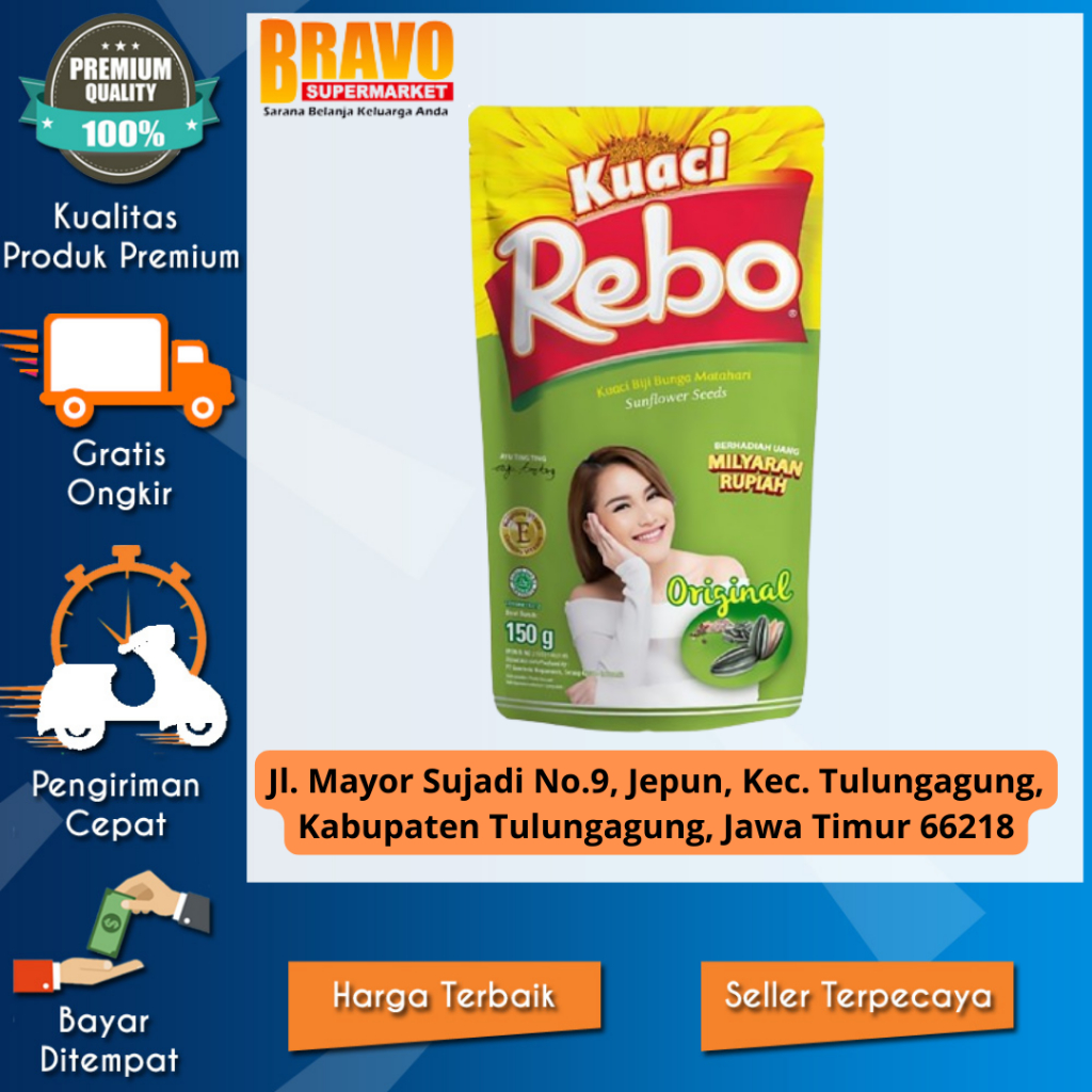 Bravo Supermarket Tulungagung - Rebo Kuaci 150g