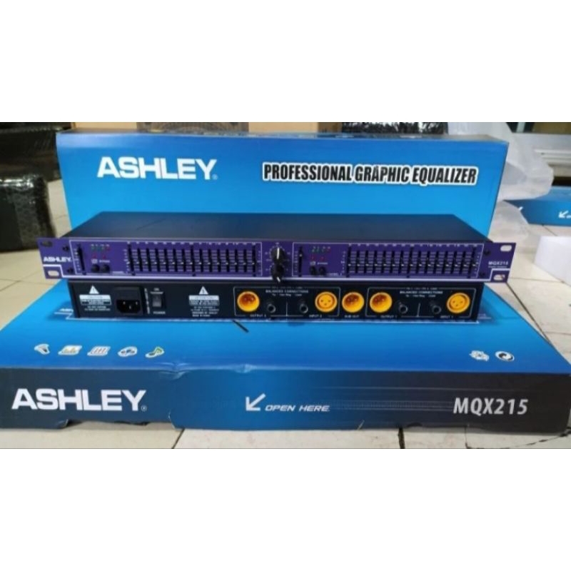 EQUALIZER ASHLEY MQX215+SUB ORIGINAL PRODUK GARANSI 1 TAHUN