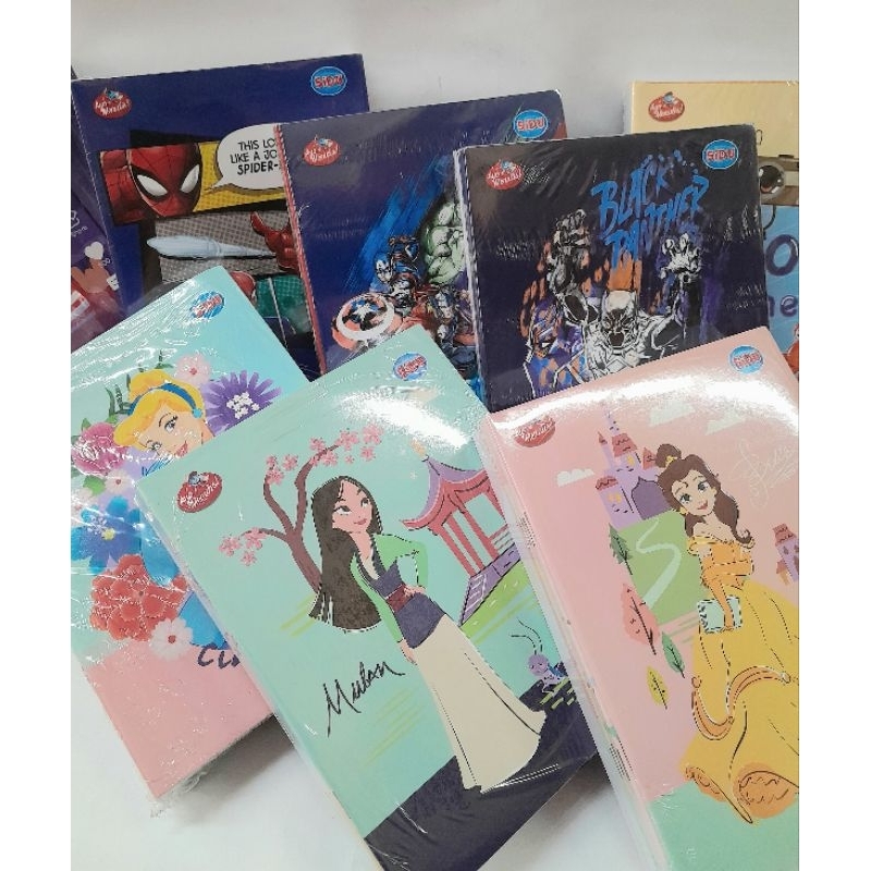 

BUKU TULIS SIDU 38 LEMBAR/BUKU TULIS KARAKTER LUCU/MARVEL/DISNEY