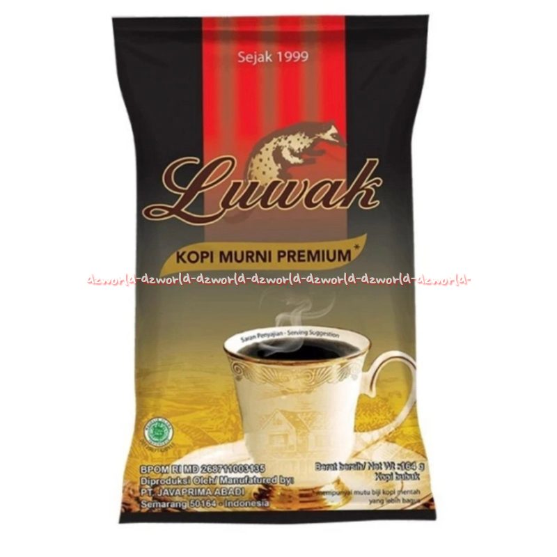 

Luwak Kopi Murni Premium 120gr Kopi Loewak Coffee Kopi Hitam Tanpa Gula Kemasan Sachet Kopi Murni Premium