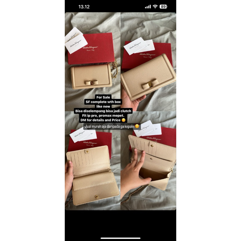 PRELOVED Salvatore Ferragamo WOC | ORIGINAL