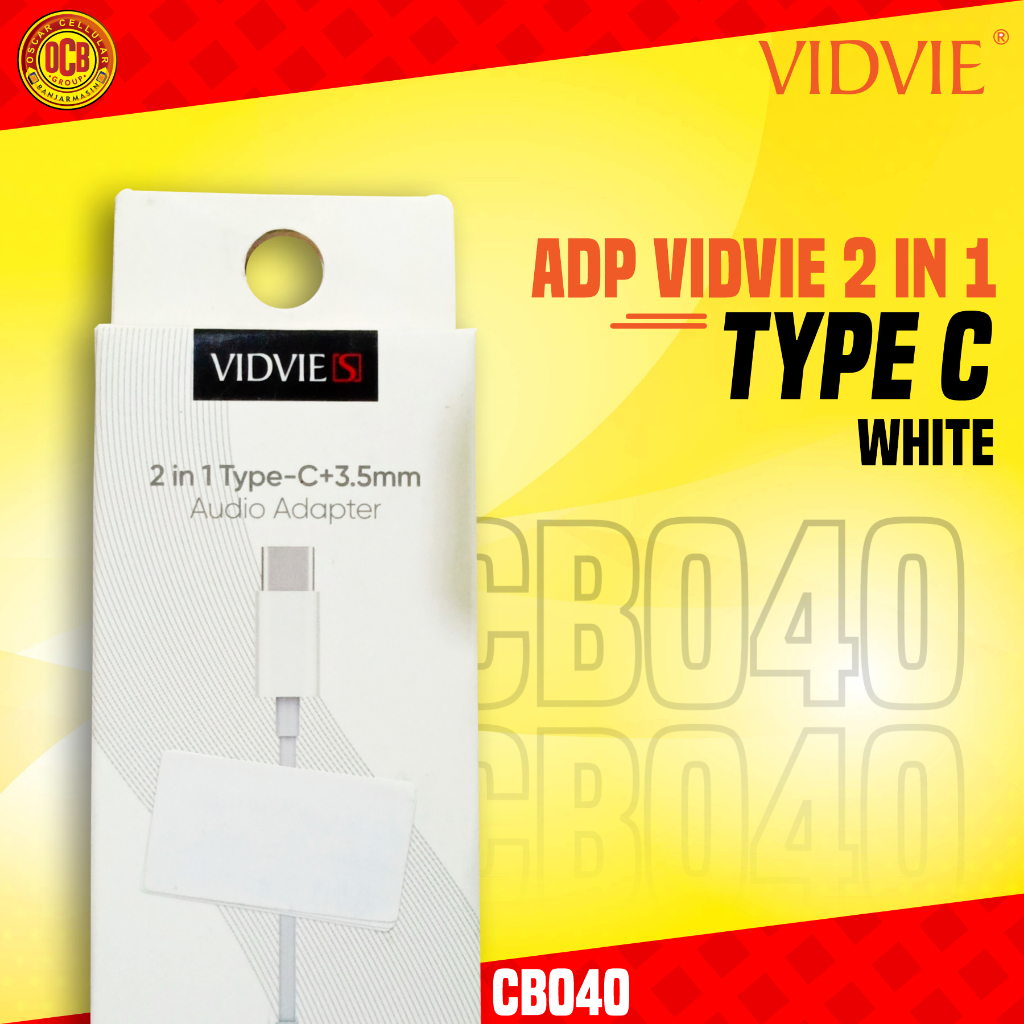 Vidvie CB040 2in1 Type-C + 3.5mm Audio Adapter