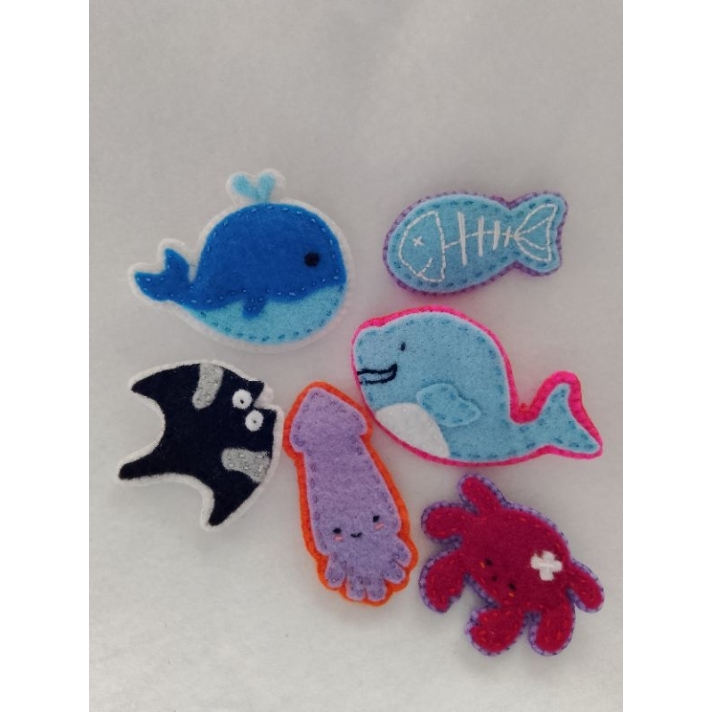 Bros flanel hewan laut