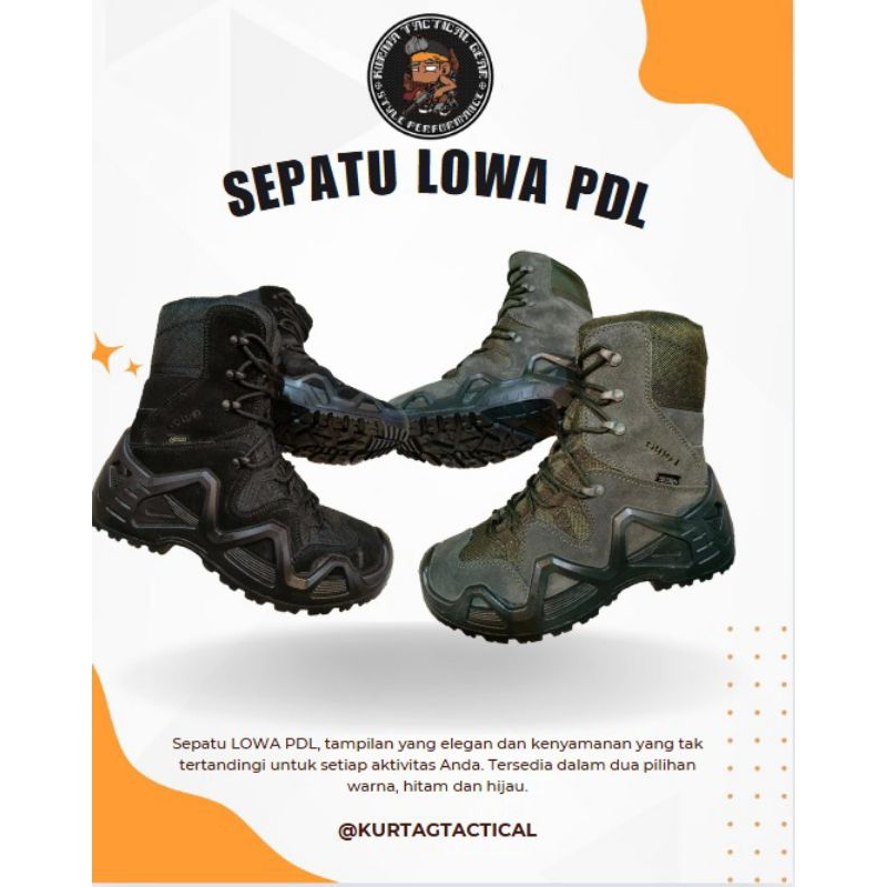 KURTAG - Lowa China - HITAM - HIJAU