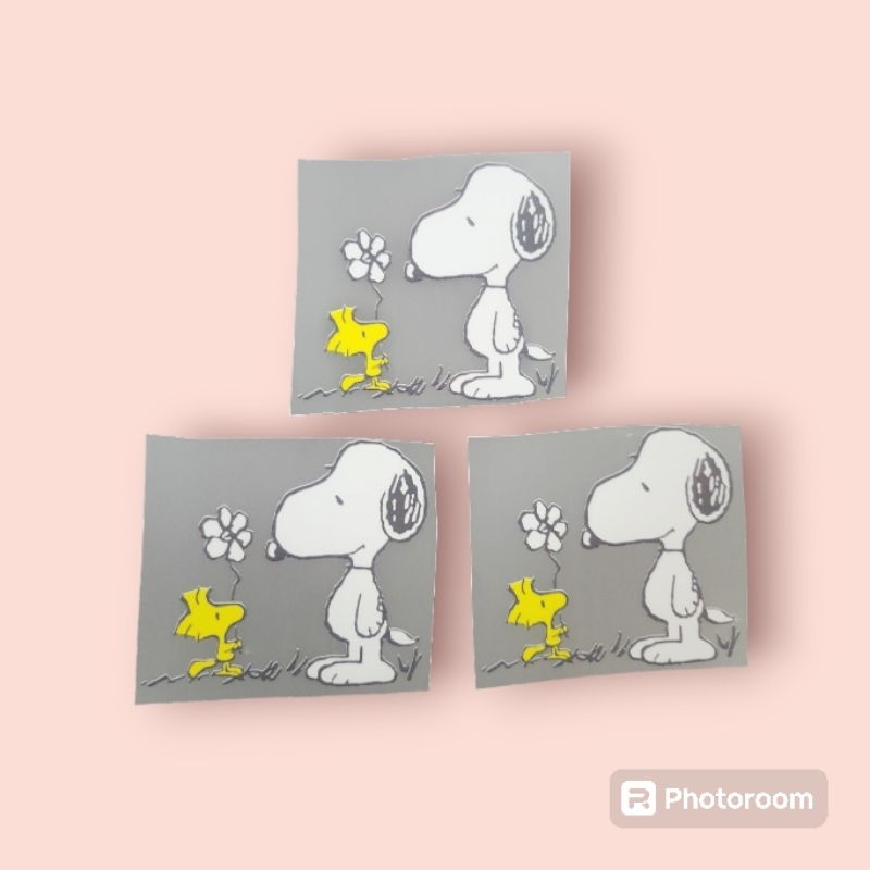 

Stiker Sablon Snoopy & Friend Flower