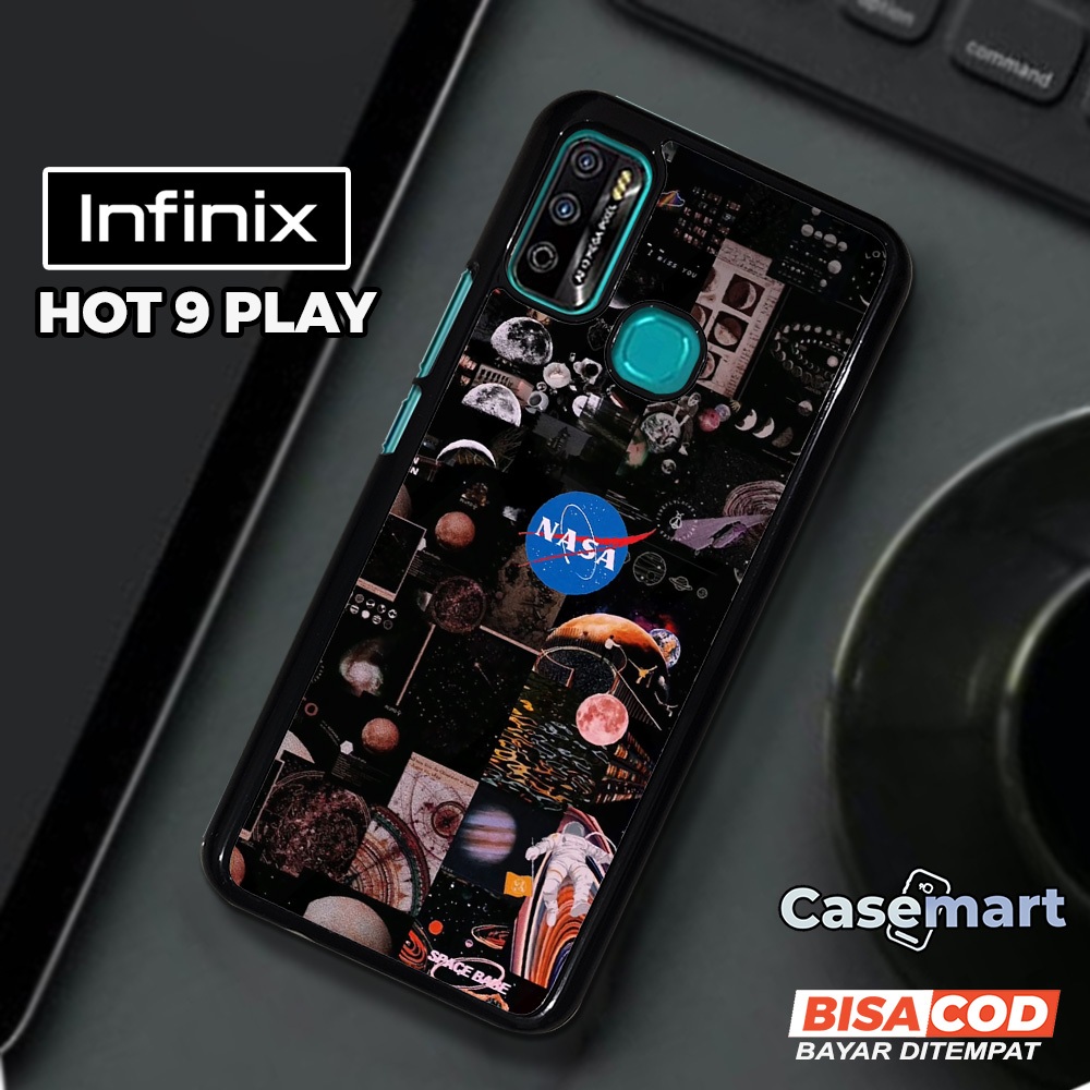Case INFINIX HOT 9 PLAY Casing INFINIX HOT 9 PLAY Casemart [NASA] Case Glossy Case Aesthetic Custom 