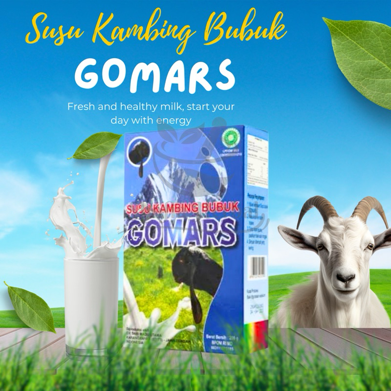 

Susu Kambing Bubuk GOMARS Tersedia 3 Varian Rasa