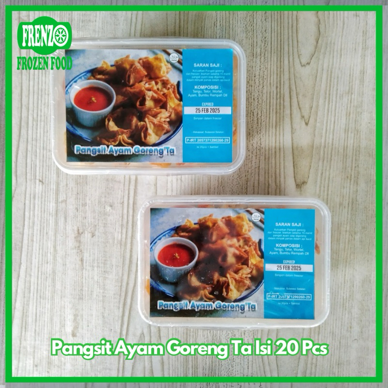 

Pangsit Ayam Goreng Ta isi 20 Pcs