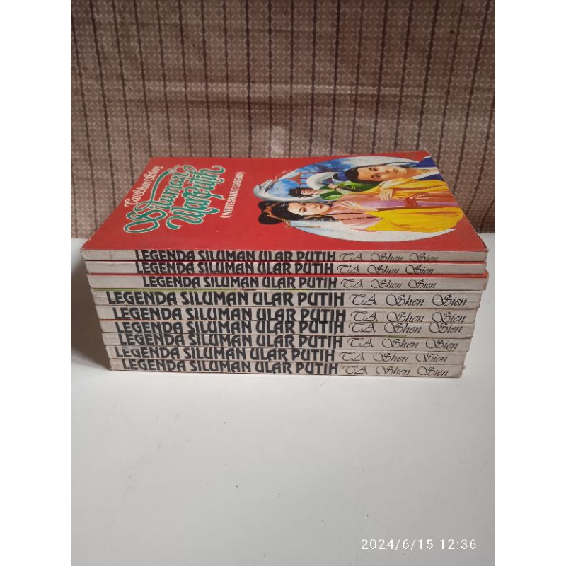 novel legenda siluman ular putih 1-9 tamat jual sepaket
