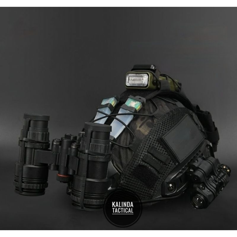 Custom Tactical Helm SWATT NVG PVS 15 MS2000 Dummy