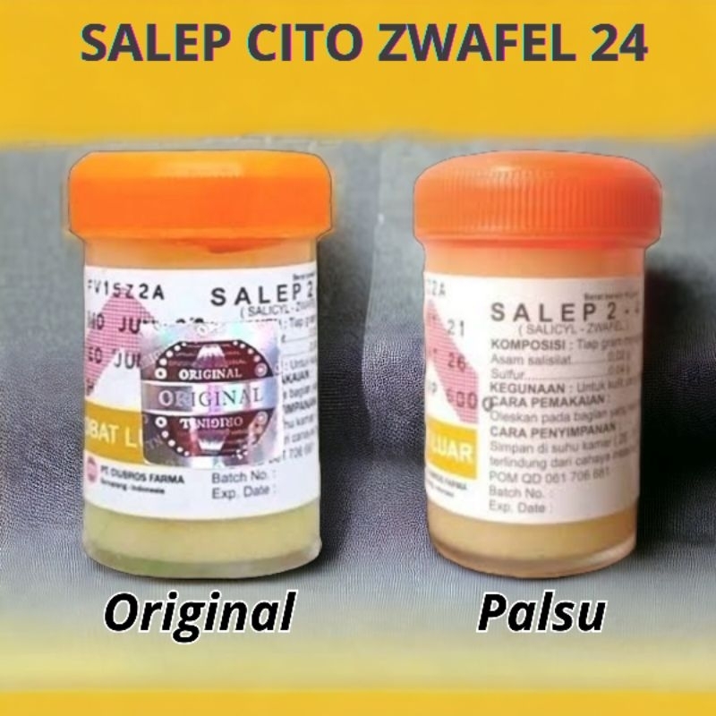 BPOM Salep Gatal Zwafel 24 Orginal Obat Gatel Selangkangan Skabies Eksim Biang Keringat Scabies