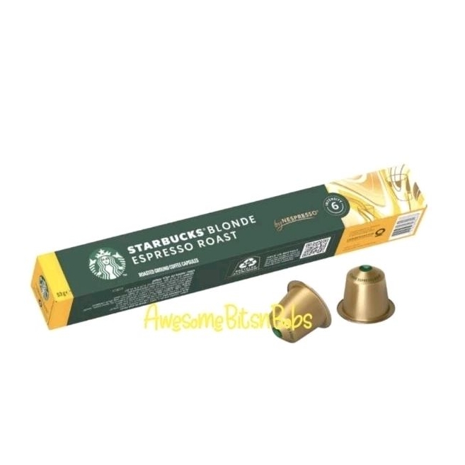 

Starbucks Blonde Espresso Roast by Nespresso 10 Capsules