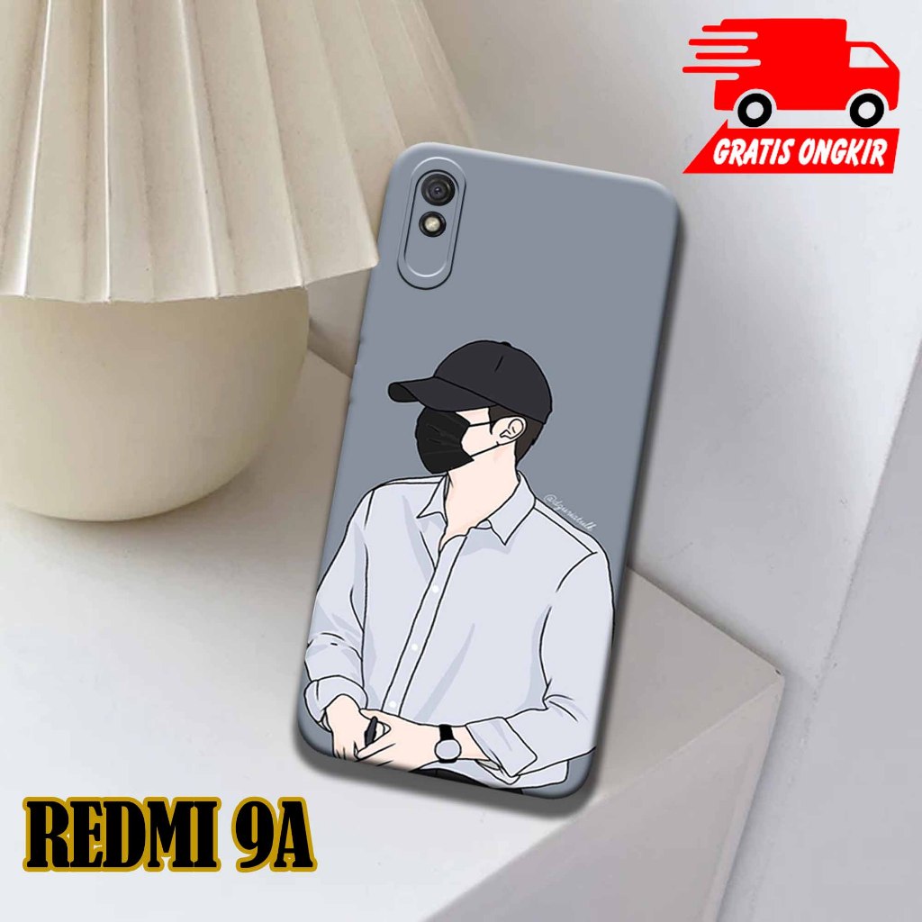 Case Hp - Redmi 9A   -  Casing Hp -  Redmi 9A   - mawcase.idn - Motif Karakter- Fashion Case Pro Cam
