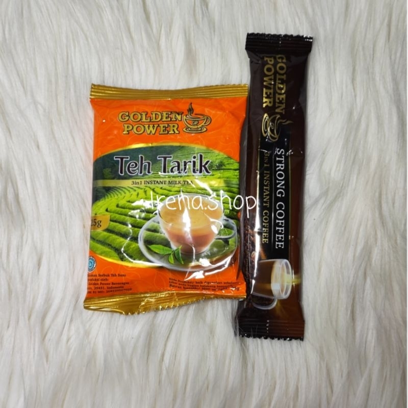 

1 Sachet Golden Power Strong Coffee Instan 3 in 1 / Coffee mix / Coffeemix / Coffee Mix 3in1 / Coffee Instant / Golden Power Teh Tarik / 1 Sachet Golden Power Strong Coffee Instan 3 in 1 / Coffee mix / Coffeemix / Coffee Mix 3in1 / Coffee Instant / Golden