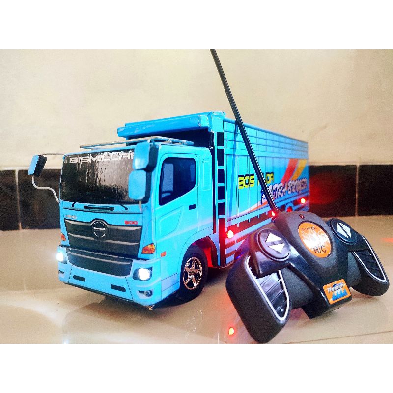 Miniatur Truk Tronton hino Truk Mainan anak-anak