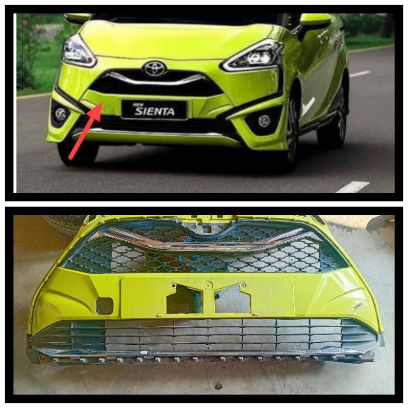 grill toyota sienta facelift 2020