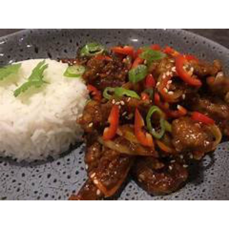 

crispy beef steak