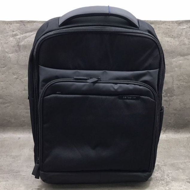 Tas Ransel Samsonite Samsonite Mysight Laptop Backpack Black Pria Wanita 14 inch Unisex Laptop Hitam