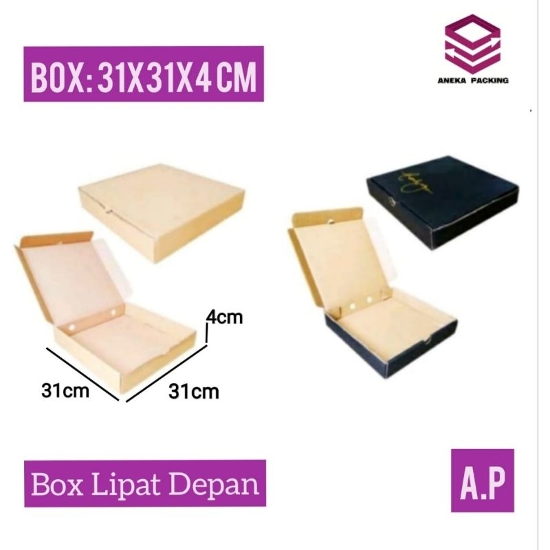 

Box 31x31x4cm "LD"/Kardus/Hampers/Packaging