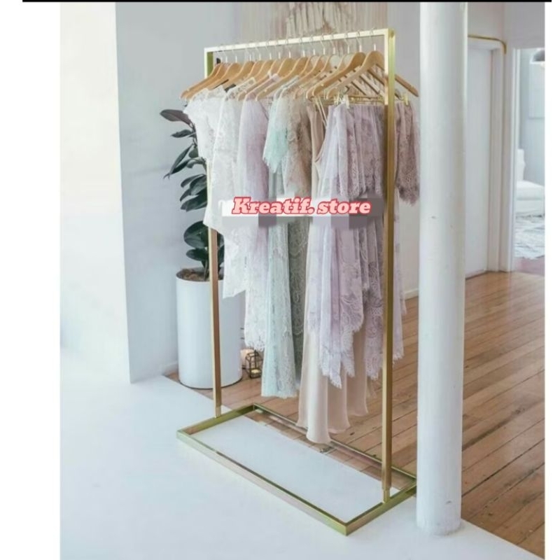 Gawang Baju/Rak baju/gantungan baju besi MurahKokoh