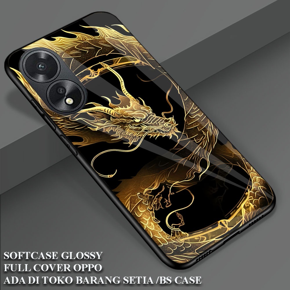 [ MK34 NAGA ] Case Glossy HD  OPPO (A16)(A17K)(A17)(A18)(A38 4G)(A58 4G)(A98 5G)(A1 5G)(A78 4G,5G)(2