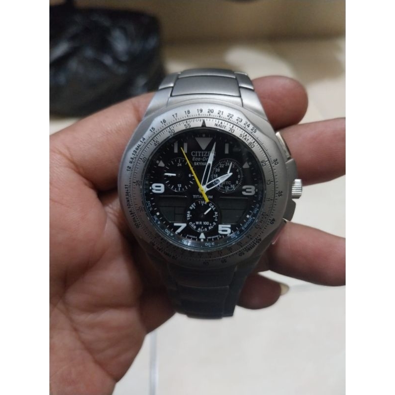 Citizen SktHawk Eco drive titanium