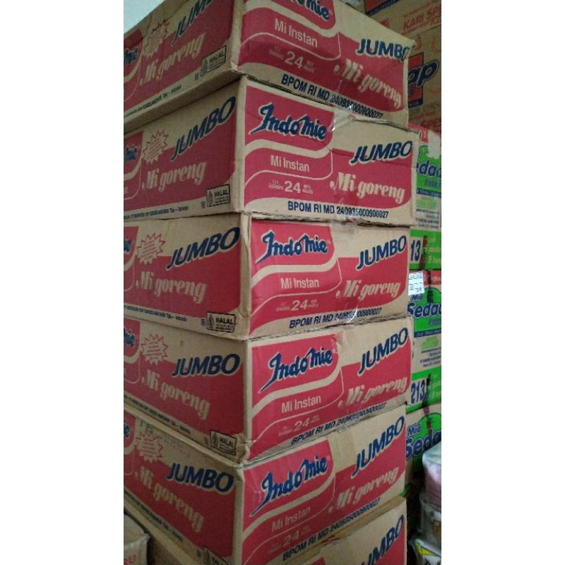 

Indomie Mi Instan Goreng Jumbo 1 Dus Isi 24Pcs