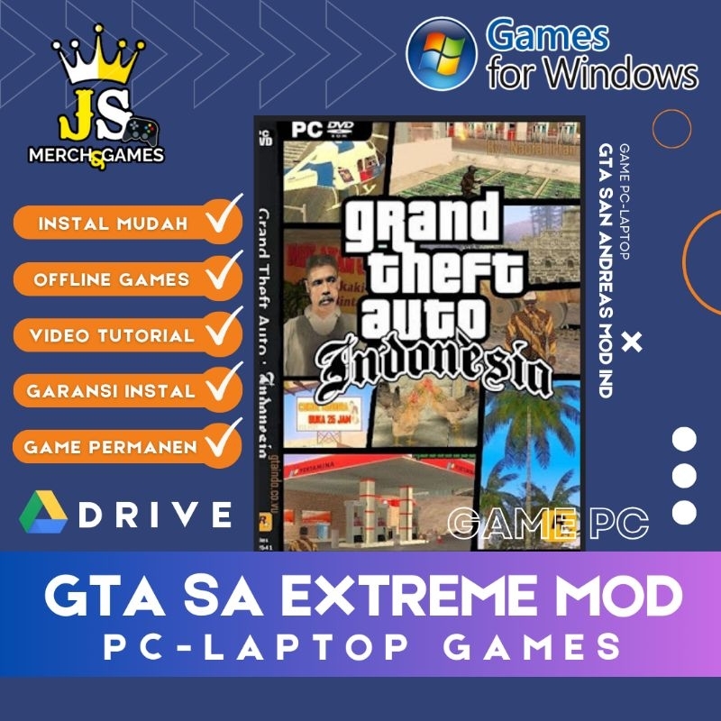 ( TERBARU ) VIA LINK GTA SAN ANDREAS EXTREME MOD - PC LAPTOP GAMES